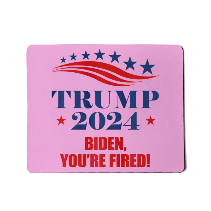 Funny Trump 2024 Biden You're Fired Trump Return Anti Biden Mousepad