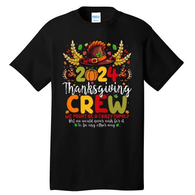 Family Thanksgiving 2024 Thanksgiving Crew Turkey Matching Tall T-Shirt