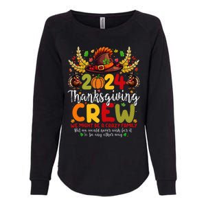 Family Thanksgiving 2024 Thanksgiving Crew Turkey Matching Womens California Wash Sweatshirt