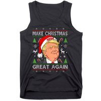 Funny Trump 2024 Make Christmas Great Again Ugly Sweater Tank Top