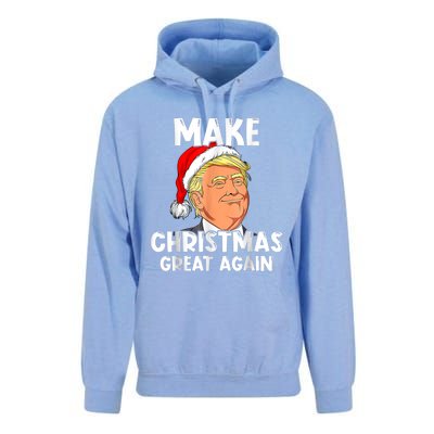 Funny Trump 2024 Make Christmas Great Again Ugly Sweater Unisex Surf Hoodie