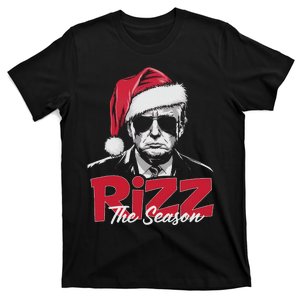 Funny Trump 2024 Xmas Trump Rizz The Season Santa T-Shirt