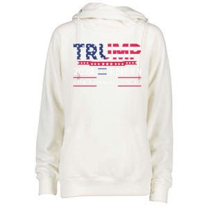 Funny Trump 2024 The Return Make Liberals Cry Again Election Great Gift Womens Funnel Neck Pullover Hood