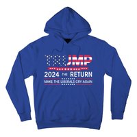 Funny Trump 2024 The Return Make Liberals Cry Again Election Great Gift Hoodie