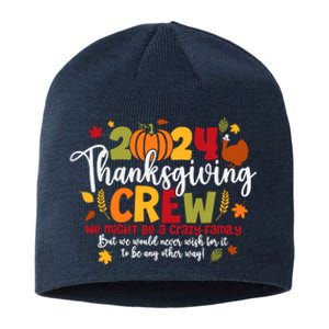 Family Thanksgiving 2024 Thanksgiving Crew Turkey Matching Sustainable Beanie