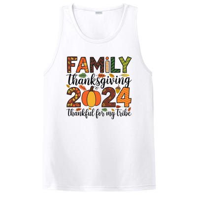 Family Thanksgiving 2024 Thankful For My Tribe Group Autumn PosiCharge Competitor Tank