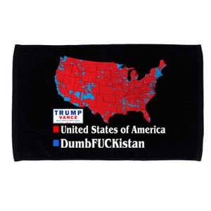 Funny Trump 2024 Electoral Landslide Map Microfiber Hand Towel