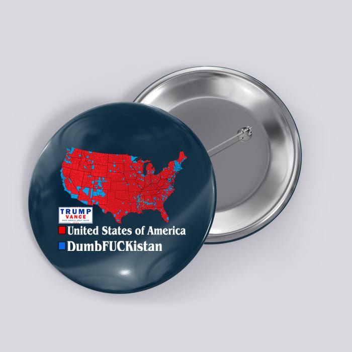 Funny Trump 2024 Electoral Landslide Map Button