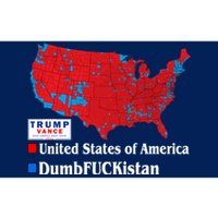 Funny Trump 2024 Electoral Landslide Map Bumper Sticker