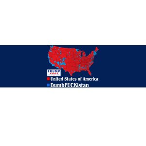 Funny Trump 2024 Electoral Landslide Map Bumper Sticker