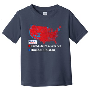 Funny Trump 2024 Electoral Landslide Map Toddler T-Shirt