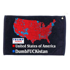 Funny Trump 2024 Electoral Landslide Map Grommeted Golf Towel