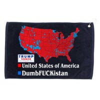 Funny Trump 2024 Electoral Landslide Map Grommeted Golf Towel