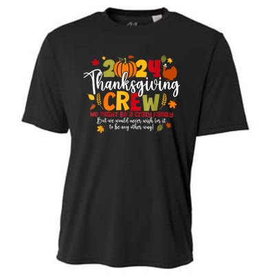 Family Thanksgiving 2024 Thanksgiving Crew Turkey Matching Cooling Performance Crew T-Shirt