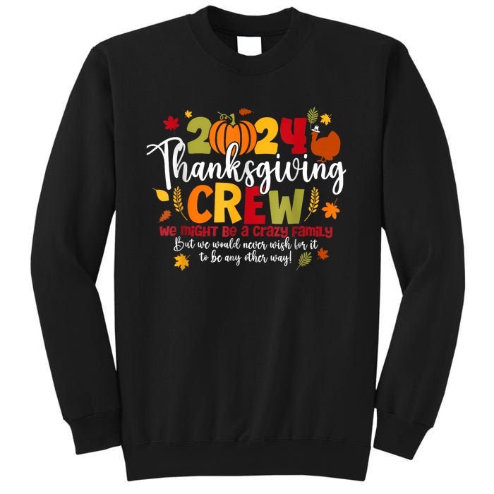 Family Thanksgiving 2024 Thanksgiving Crew Turkey Matching Sweatshirt