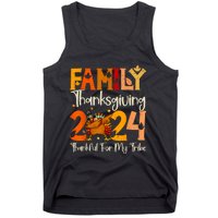 Family Thanksgiving 2024 Crew Dabbing Turkey Group Matching Tank Top