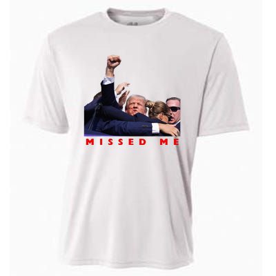 Funny Trump 2024 Missed Me Cooling Performance Crew T-Shirt