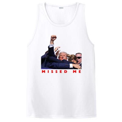 Funny Trump 2024 Missed Me PosiCharge Competitor Tank