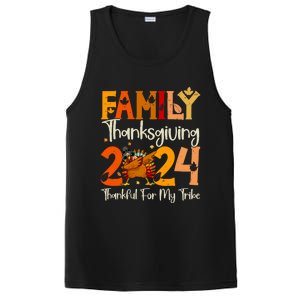 Family Thanksgiving 2024 Crew Dabbing Turkey Group Matching PosiCharge Competitor Tank