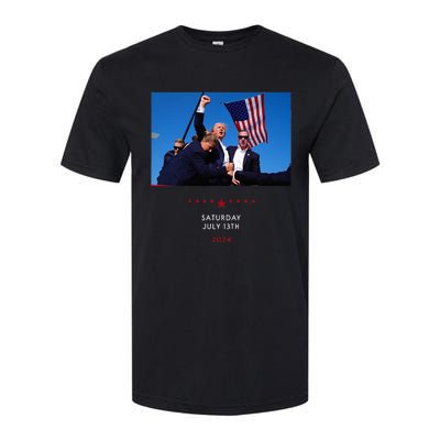 Funny Trump 2024 Shooting At Trump Rally In Pennsylvania Softstyle CVC T-Shirt