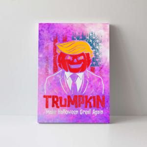 Funny Trumpkin 2024 Usa Make Halloween Great Again Canvas