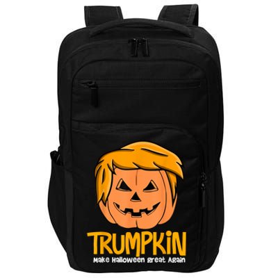 Funny Trumpkin 2024 Usa Make Halloween Great Again Impact Tech Backpack