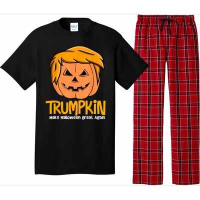 Funny Trumpkin 2024 Usa Make Halloween Great Again Pajama Set