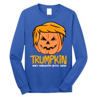 Funny Trumpkin 2024 Usa Make Halloween Great Again Long Sleeve Shirt