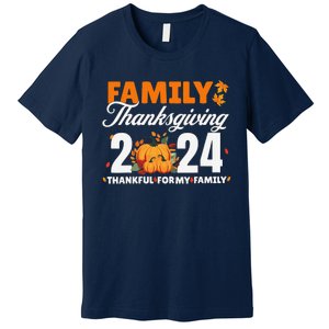 Family Thanksgiving 2024 Turkey Thanksgiving Matching Group Premium T-Shirt