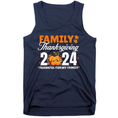 Family Thanksgiving 2024 Turkey Thanksgiving Matching Group Tank Top