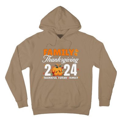 Family Thanksgiving 2024 Turkey Thanksgiving Matching Group Hoodie