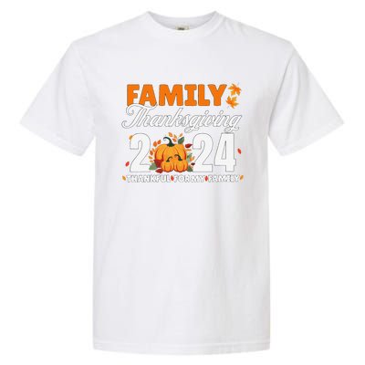 Family Thanksgiving 2024 Turkey Thanksgiving Matching Group Garment-Dyed Heavyweight T-Shirt