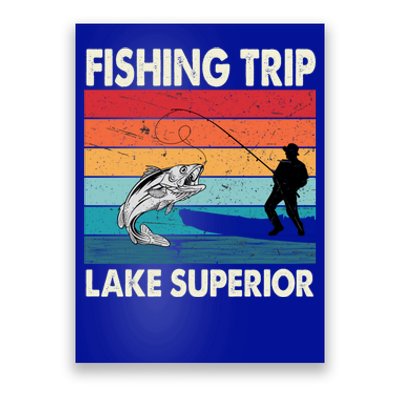 Fishing Trip 2024 Lake Superior Minnesota Gift Poster