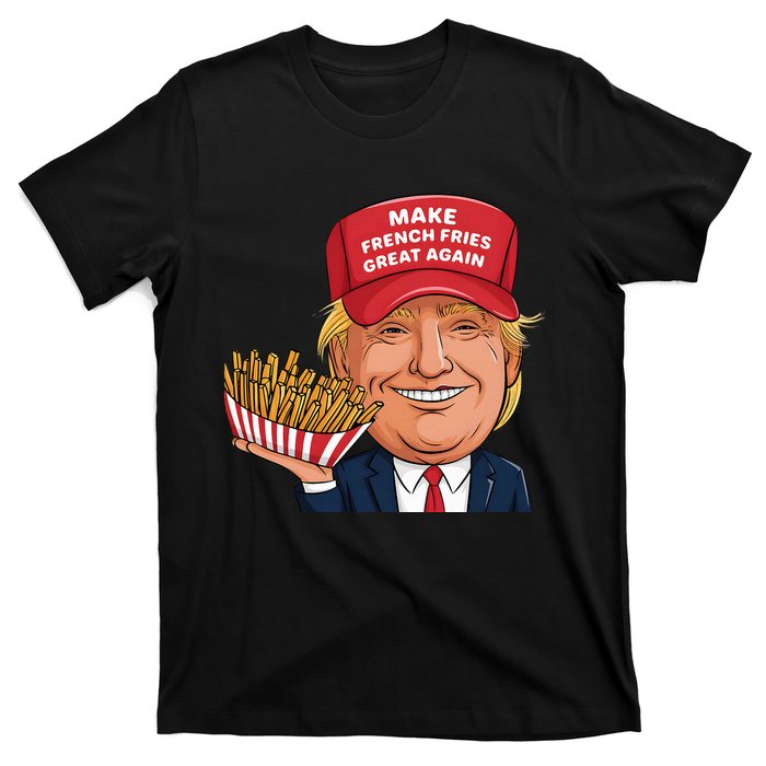 Funny Trump 2024 French Fry Make French Fries Great Again T-Shirt