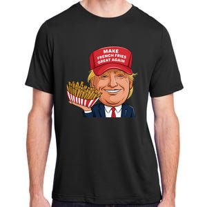 Funny Trump 2024 French Fry Make French Fries Great Again Adult ChromaSoft Performance T-Shirt