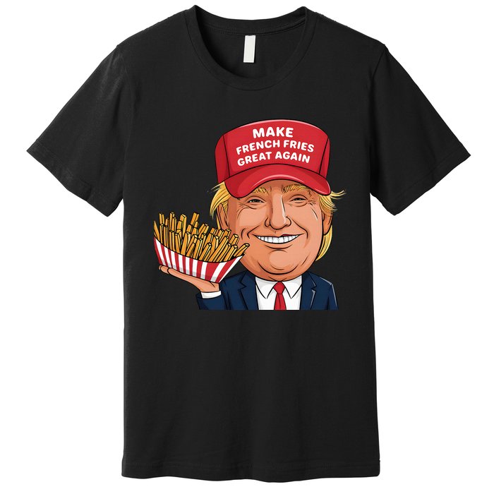 Funny Trump 2024 French Fry Make French Fries Great Again Premium T-Shirt