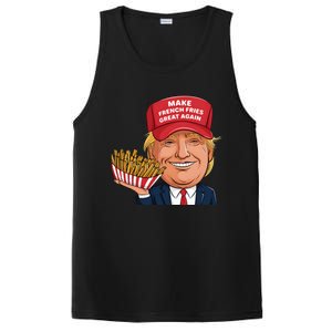 Funny Trump 2024 French Fry Make French Fries Great Again PosiCharge Competitor Tank