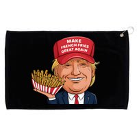 Funny Trump 2024 French Fry Make French Fries Great Again Grommeted Golf Towel