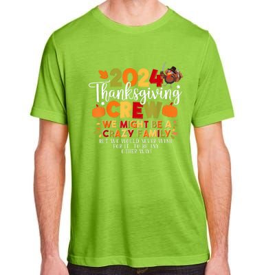 Family Thanksgiving 2024 Thanksgiving Crew Matching Group Adult ChromaSoft Performance T-Shirt