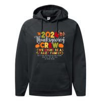 Family Thanksgiving 2024 Thanksgiving Crew Matching Group Performance Fleece Hoodie