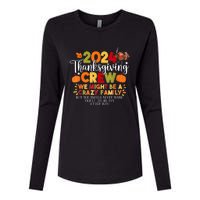 Family Thanksgiving 2024 Thanksgiving Crew Matching Group Womens Cotton Relaxed Long Sleeve T-Shirt