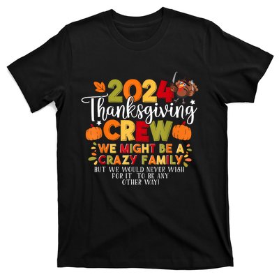 Family Thanksgiving 2024 Thanksgiving Crew Matching Group T-Shirt