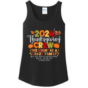 Family Thanksgiving 2024 Thanksgiving Crew Matching Group Ladies Essential Tank