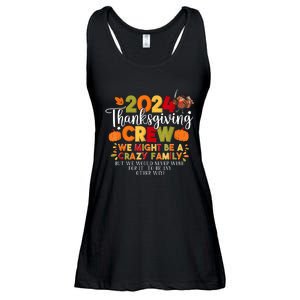 Family Thanksgiving 2024 Thanksgiving Crew Matching Group Ladies Essential Flowy Tank