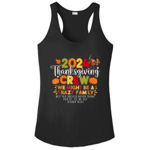 Family Thanksgiving 2024 Thanksgiving Crew Matching Group Ladies PosiCharge Competitor Racerback Tank