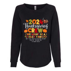 Family Thanksgiving 2024 Thanksgiving Crew Matching Group Womens California Wash Sweatshirt