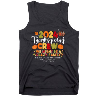 Family Thanksgiving 2024 Thanksgiving Crew Matching Group Tank Top