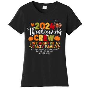 Family Thanksgiving 2024 Thanksgiving Crew Matching Group Women's T-Shirt