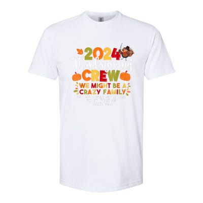 Family Thanksgiving 2024 Thanksgiving Crew Matching Group Softstyle CVC T-Shirt