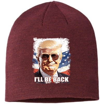 Funny Trump 2024 Presidential Campaign Sustainable Beanie